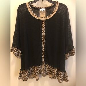 Umgee leopard print top
